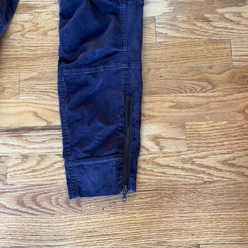 Jordan Louis Corduroy Utility Pants Women 28 burgundy purple Cargo - Picture 5 of 8